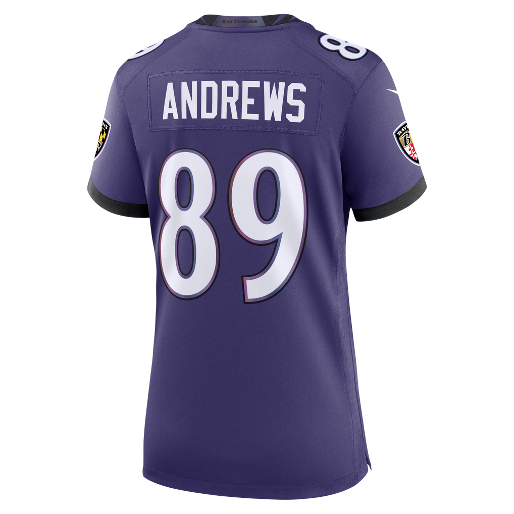 Women's Baltimore Ravens Mark Andrews Nike Purple Team Game Jersey