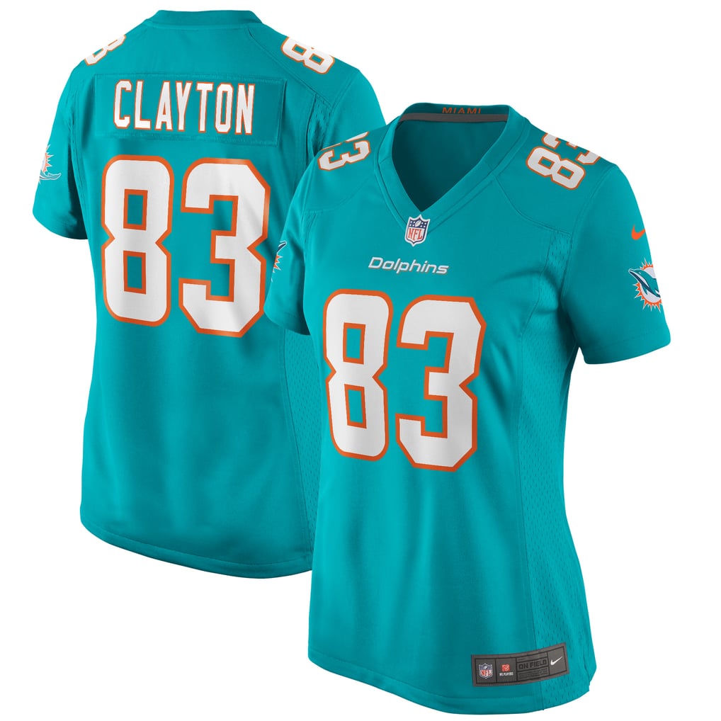 Women's Miami Dolphins Mark Clayton Nike Aqua Game Retired Player Jersey - Image 2