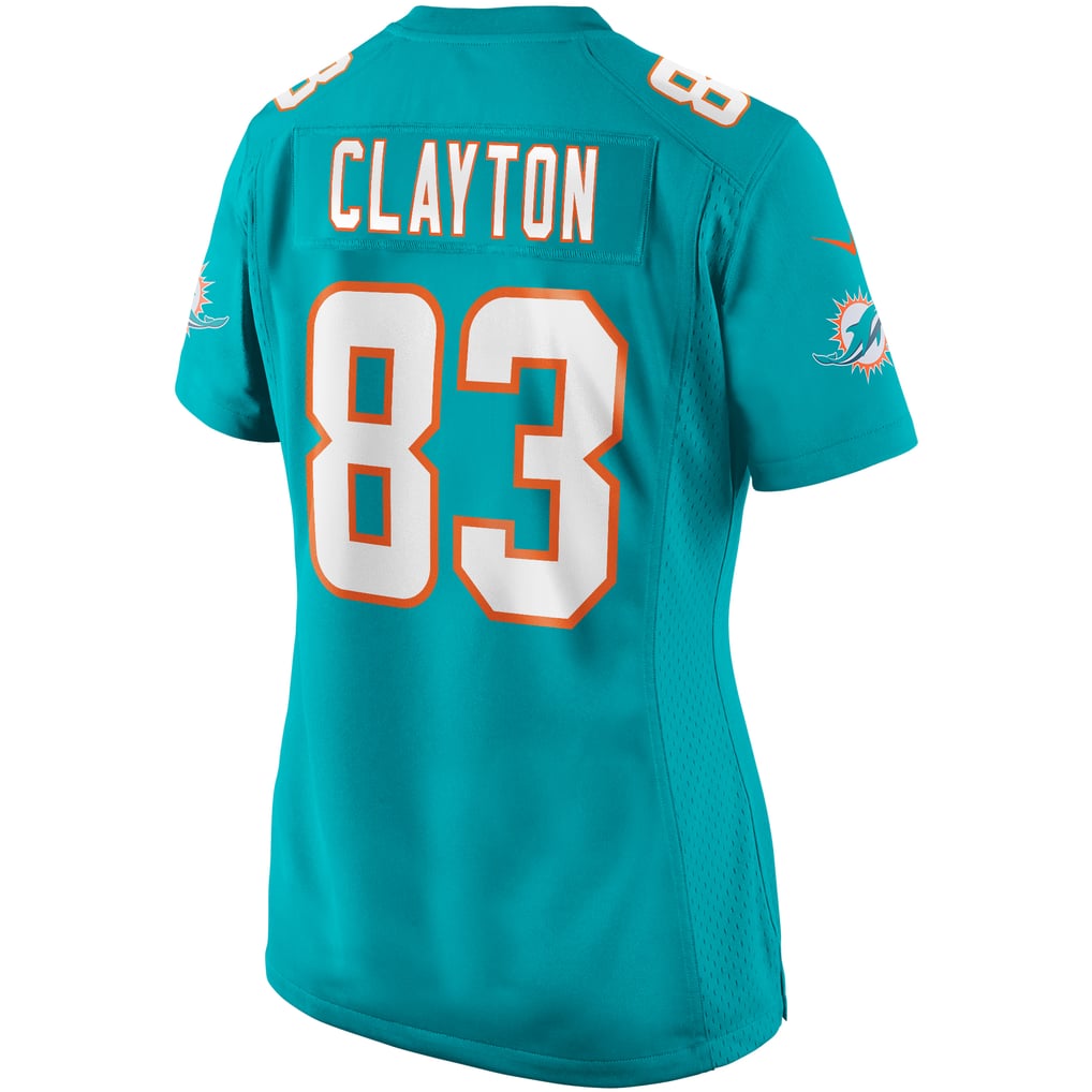 Women's Miami Dolphins Mark Clayton Nike Aqua Game Retired Player Jersey - Image 4