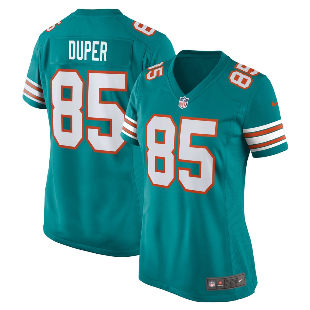 Women's Miami Dolphins Mark Duper Nike Aqua Retired Player Jersey - Image 1
