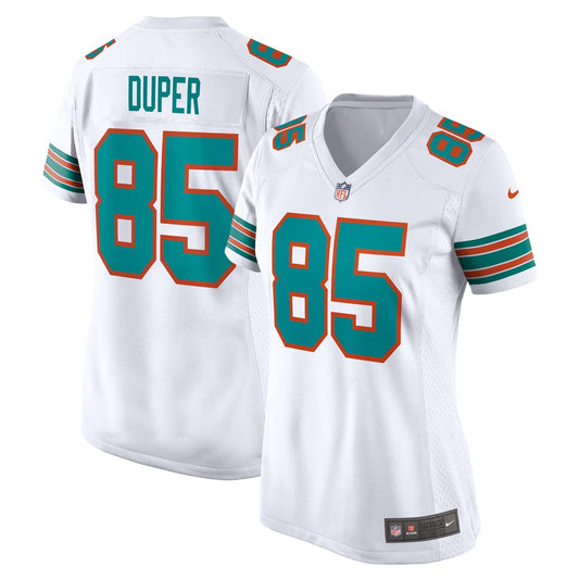 Women's Miami Dolphins Mark Duper Nike White Retired Player Jersey - Image 1