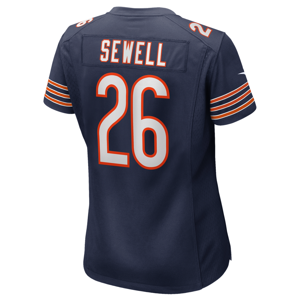 Women's Chicago Bears Marlen Sewell Nike Navy Team Game Jersey - Image 8