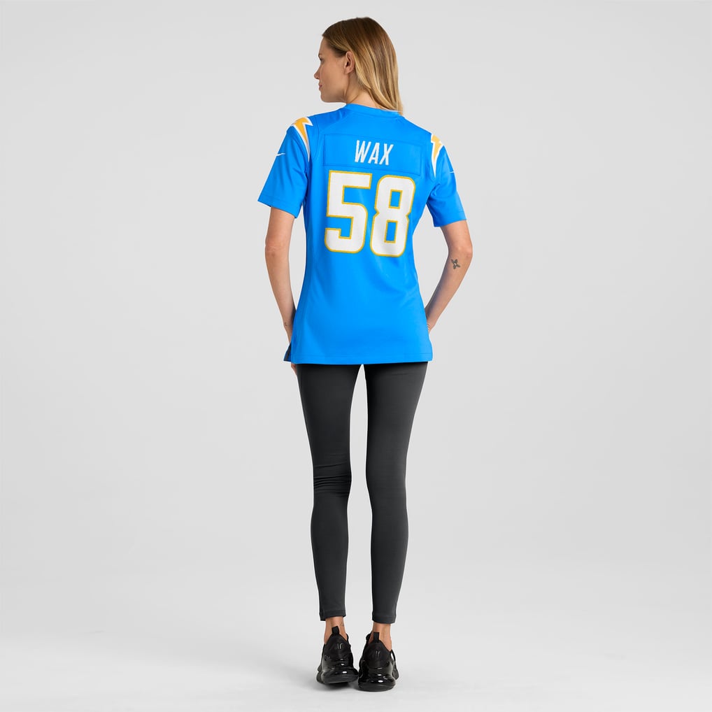 Women's Los Angeles Chargers Marlowe Wax Nike  Powder Blue Team Game Jersey - Image 6