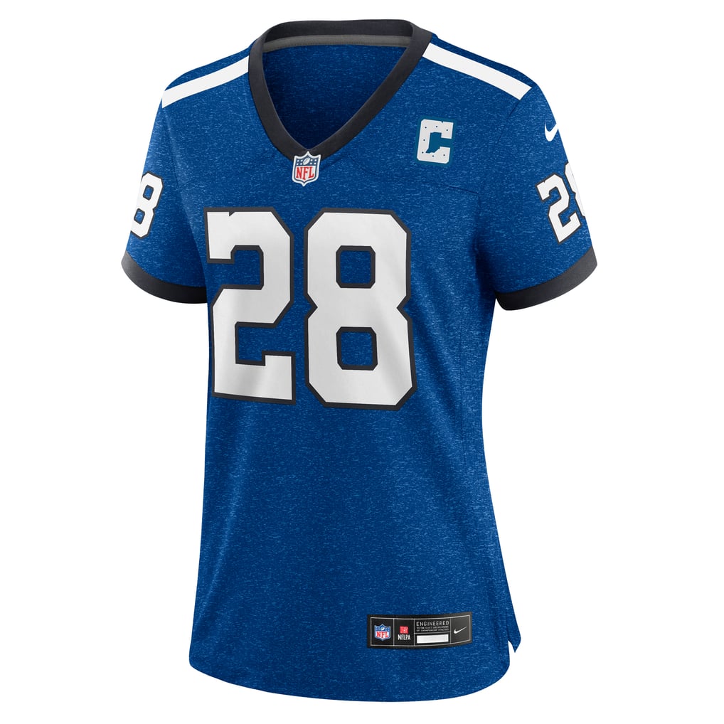 Women's Indianapolis Colts Marshall Faulk Nike Royal Indiana Nights Alternate Game Jersey - Image 3