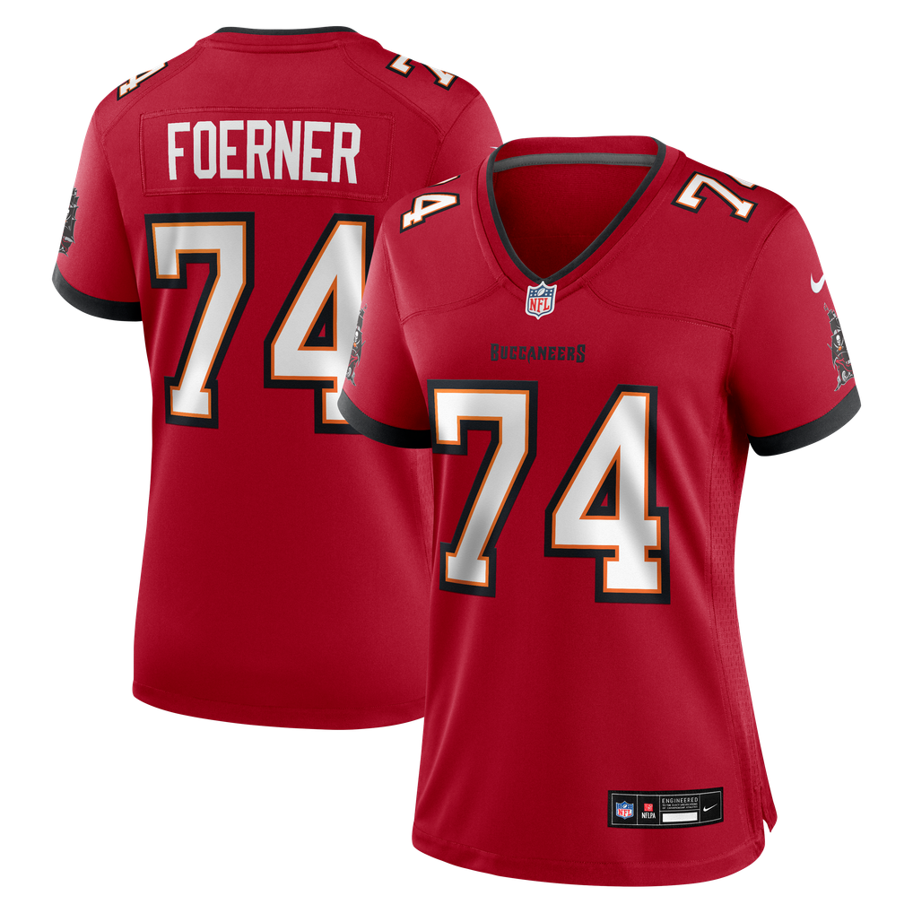 Women's Tampa Bay Buccaneers Marshall Foerner Nike Red Team Game Jersey - Image 2
