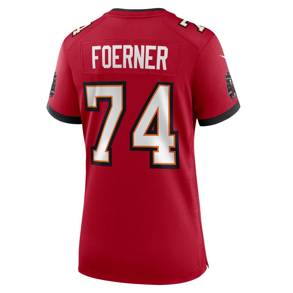 Women's Tampa Bay Buccaneers Marshall Foerner Nike Red Team Game Jersey - Image 8