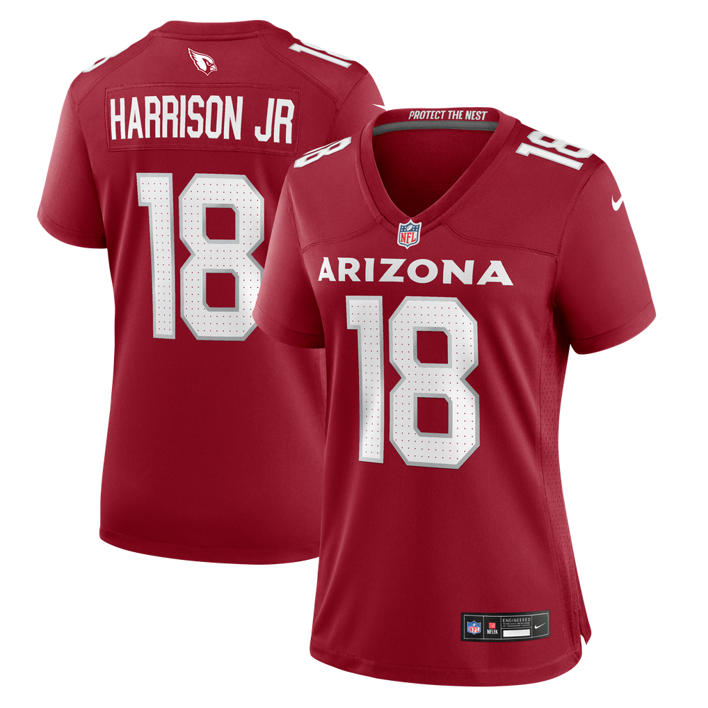 Women's Arizona Cardinals Marvin Harrison Jr. Nike Cardinal  Player Game Jersey - Image 1