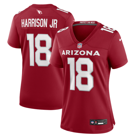 Women's Arizona Cardinals Marvin Harrison Jr. Nike Cardinal  Player Game Jersey - Image 1