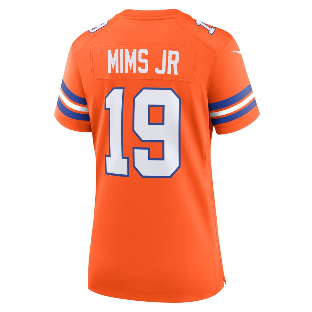 Women's Denver Broncos Marvin Mims Jr Nike Orange Mile High Collection 1977 Throwback Player Game Jersey - Image 4
