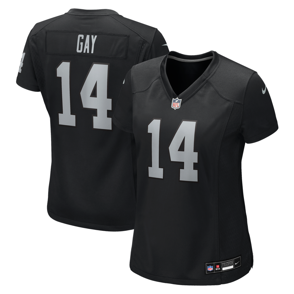 Women's Las Vegas Raiders Matt Gay Nike Black Team Game Jersey - Image 1