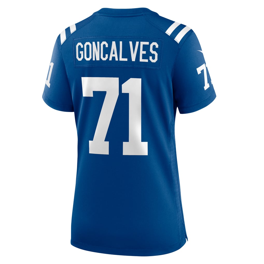Women's Indianapolis Colts Matt Goncalves Nike  Royal Game Jersey - Image 4