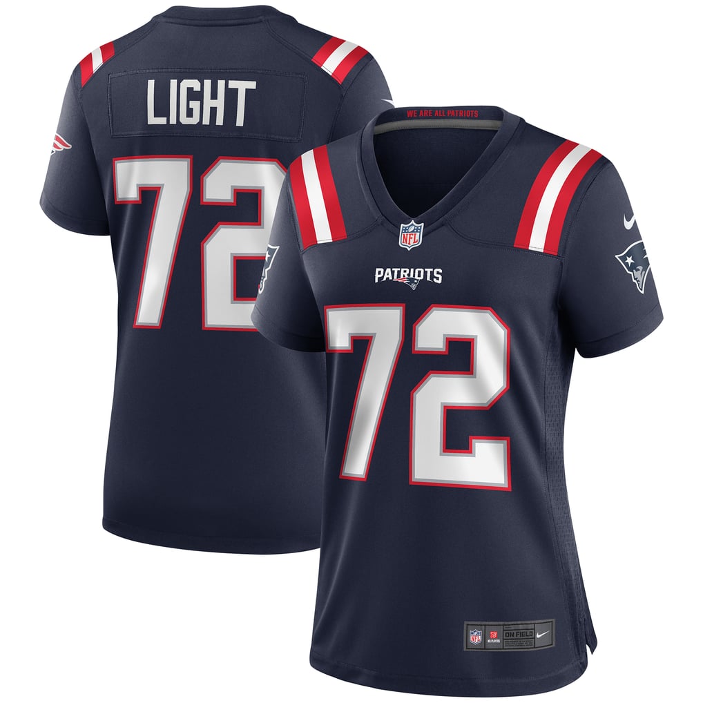Women's New England Patriots Matt Light Nike Navy Game Retired Player Jersey - Image 1
