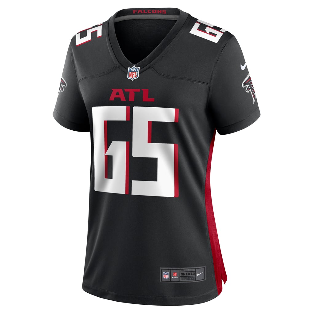 Women's Atlanta Falcons Matthew Bergeron Nike Black Team Game Jersey