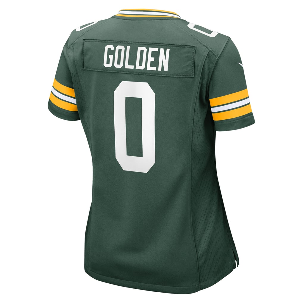 Women's Green Bay Packers Matthew Golden Nike Green Team Game Jersey - Image 6