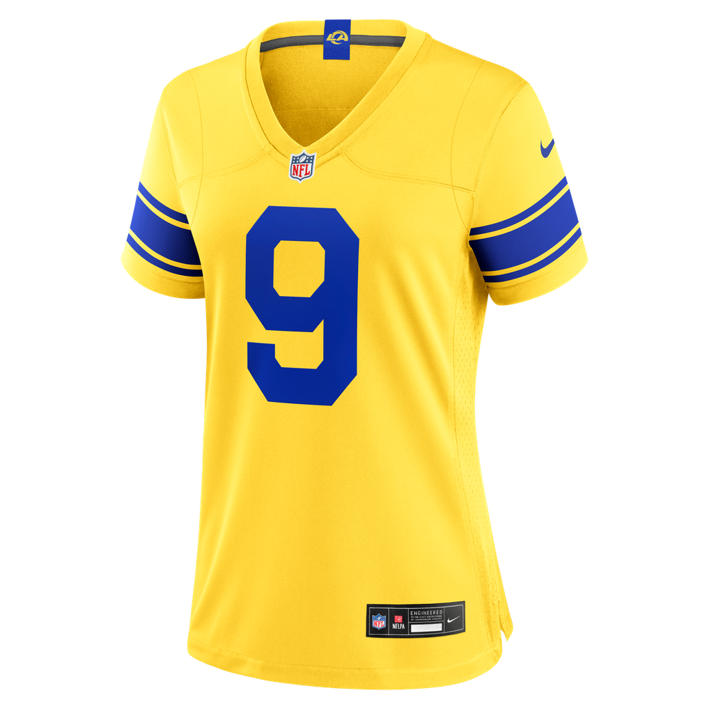 Women's Los Angeles Rams Matthew Stafford Nike Classic Sol Game Jersey - Image 3