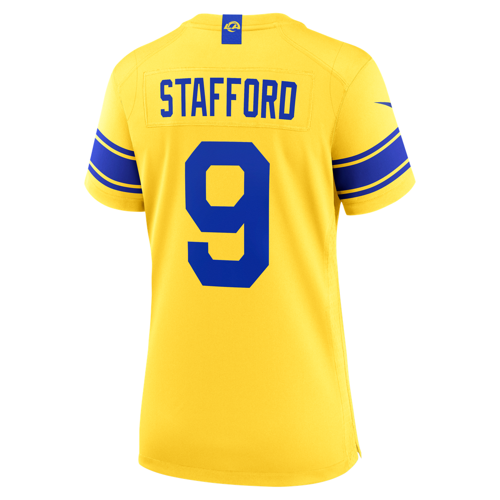Women's Los Angeles Rams Matthew Stafford Nike Classic Sol Game Jersey - Image 4