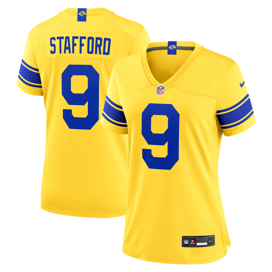 Women's Los Angeles Rams Matthew Stafford Nike Classic Sol Game Jersey - Image 1