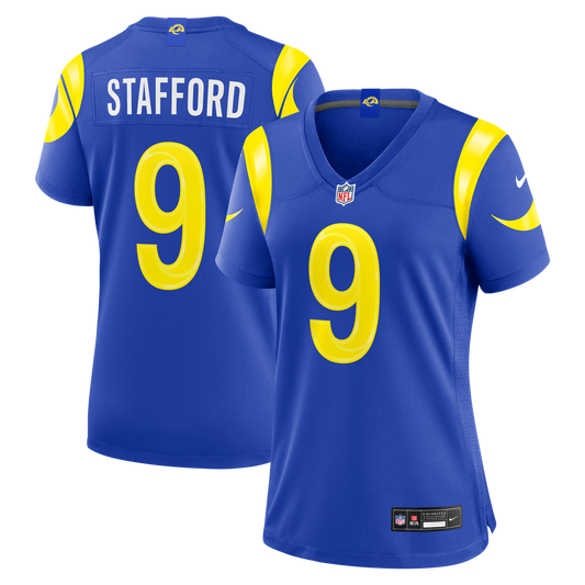 Women's Los Angeles Rams Matthew Stafford Nike Royal Game Jersey - Image 1