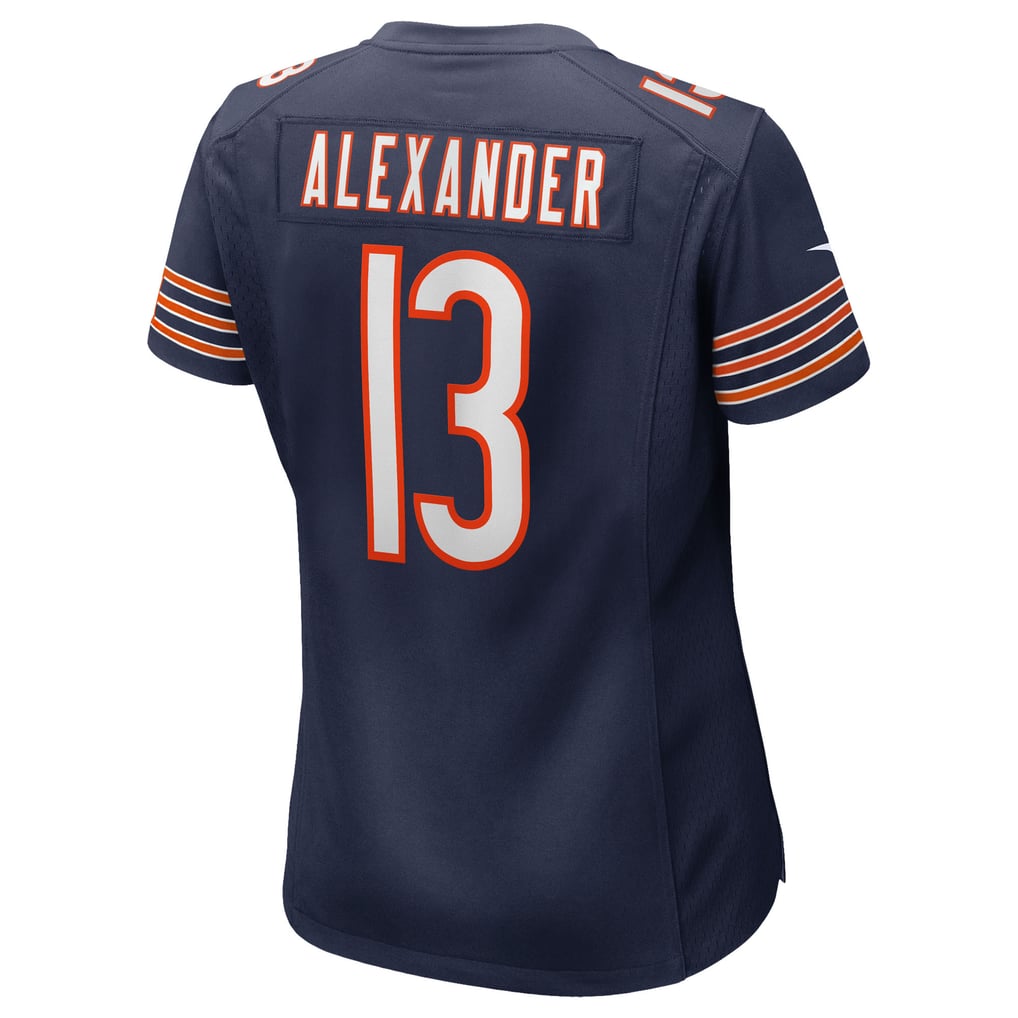 Women's Chicago Bears Maurice Alexander Nike Navy Team Game Jersey - Image 4
