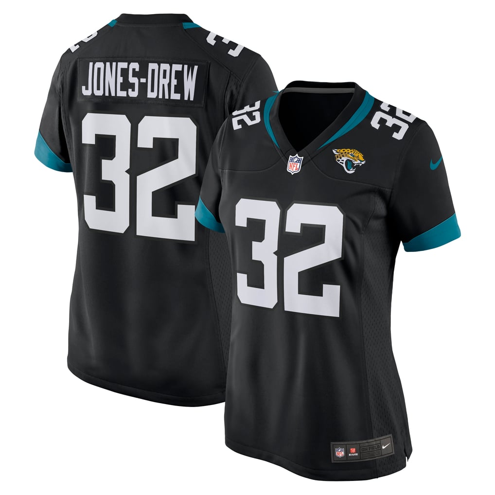 Women's Jacksonville Jaguars Maurice Jones-Drew Nike Black Game Retired Player Jersey - Image 1