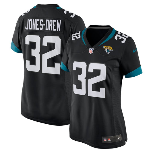 Women's Jacksonville Jaguars Maurice Jones-Drew Nike Black Game Retired Player Jersey - Image 1