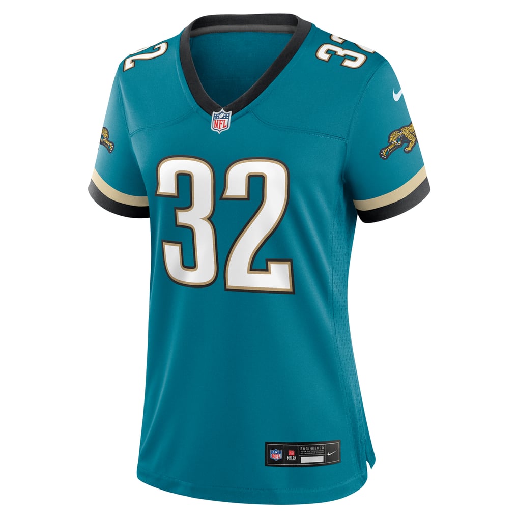 Women's Jacksonville Jaguars Maurice Jones-Drew Nike Teal Prowler Throwback Retired Player Game Jersey - Image 3
