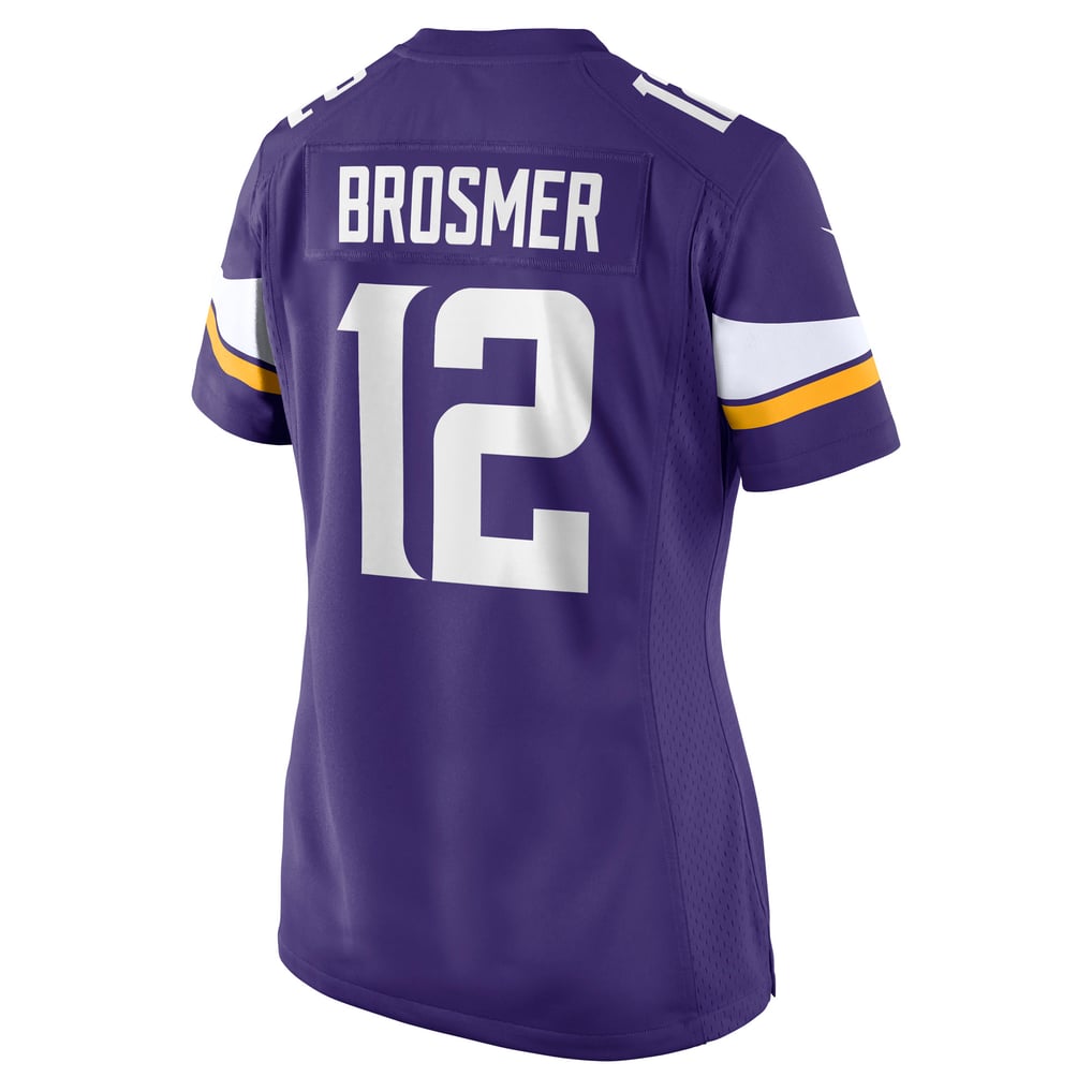Women's Minnesota Vikings Max Brosmer Nike  Purple Team Game Jersey - Image 4
