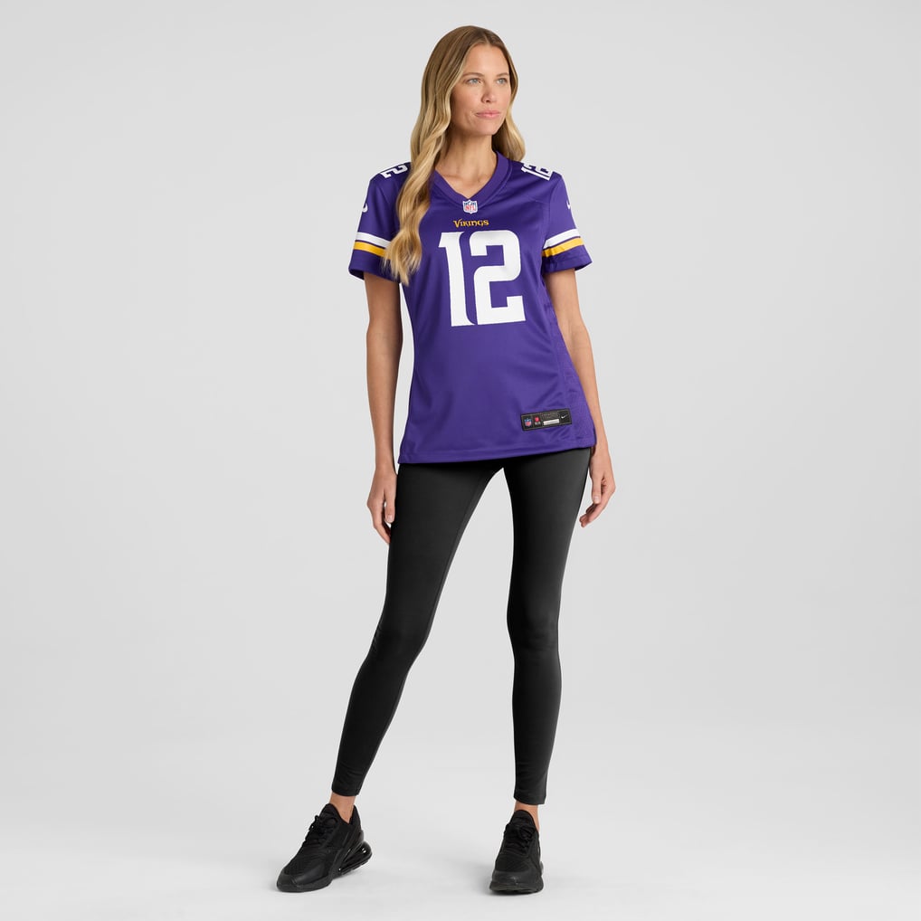 Women's Minnesota Vikings Max Brosmer Nike  Purple Team Game Jersey - Image 5