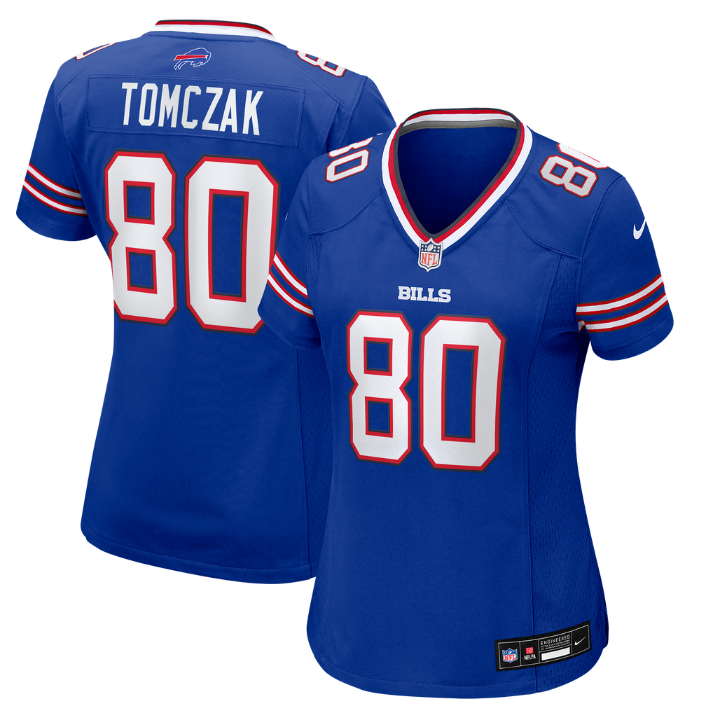 Women's Buffalo Bills Max Tomczak Nike Royal Team Game Jersey - Image 2