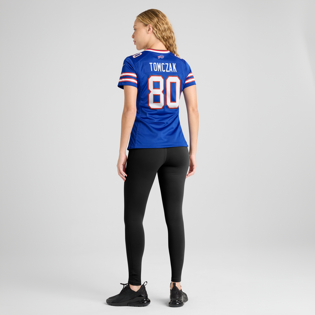 Women's Buffalo Bills Max Tomczak Nike Royal Team Game Jersey - Image 4