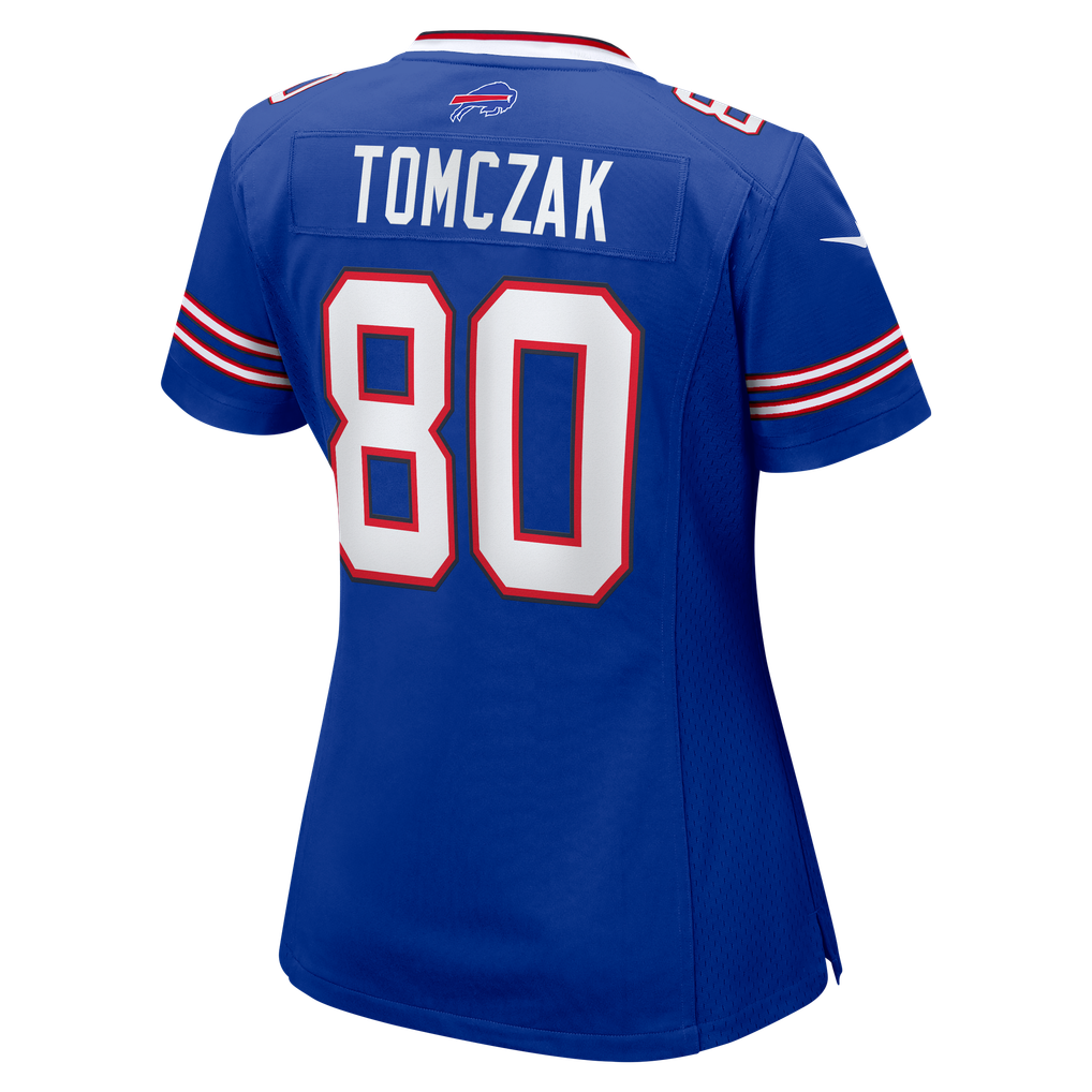 Women's Buffalo Bills Max Tomczak Nike Royal Team Game Jersey - Image 6
