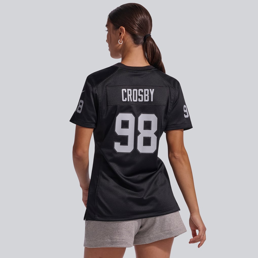 Women's Nike Maxx Crosby Black Las Vegas Raiders Jersey - Image 4