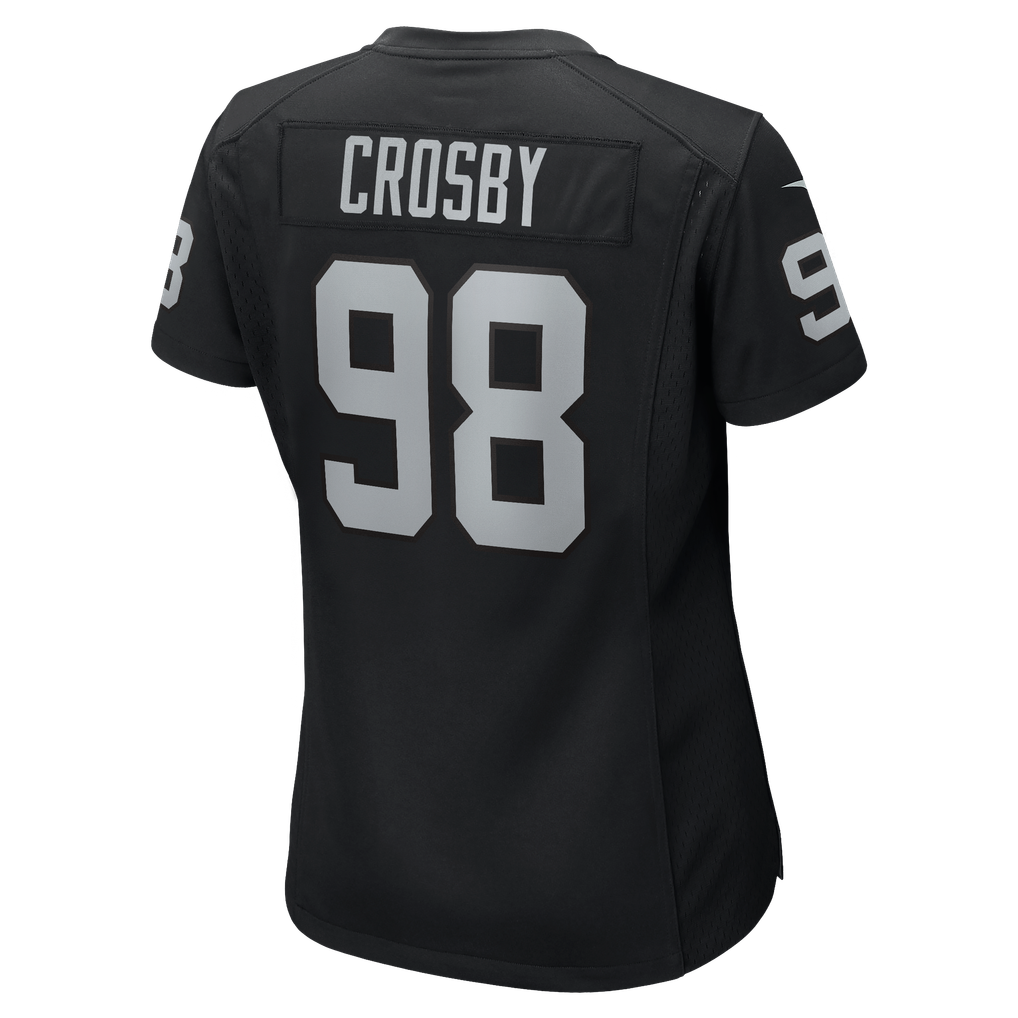Women's Nike Maxx Crosby Black Las Vegas Raiders Jersey - Image 8