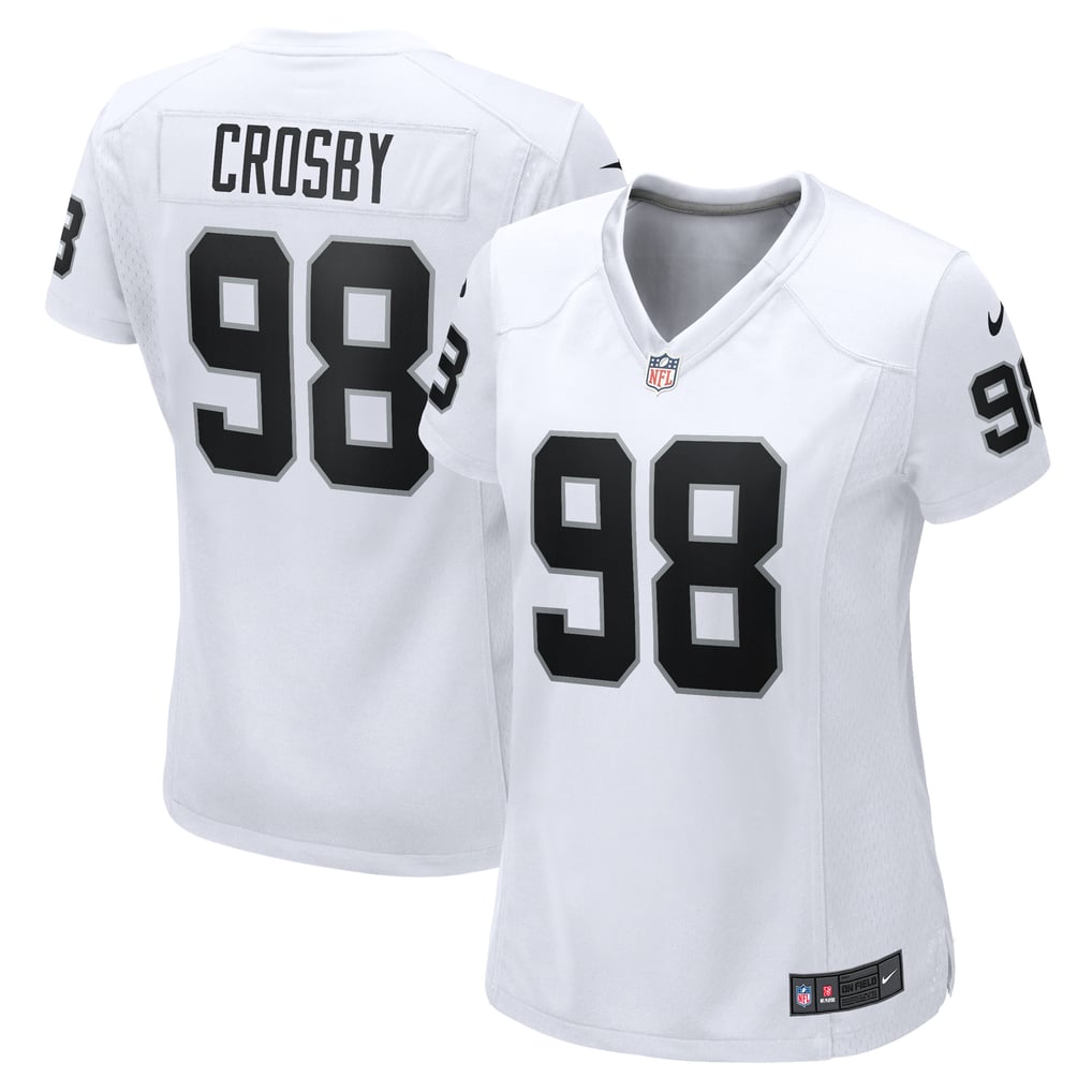 Women's Las Vegas Raiders Maxx Crosby Nike  White  Game Jersey - Image 2