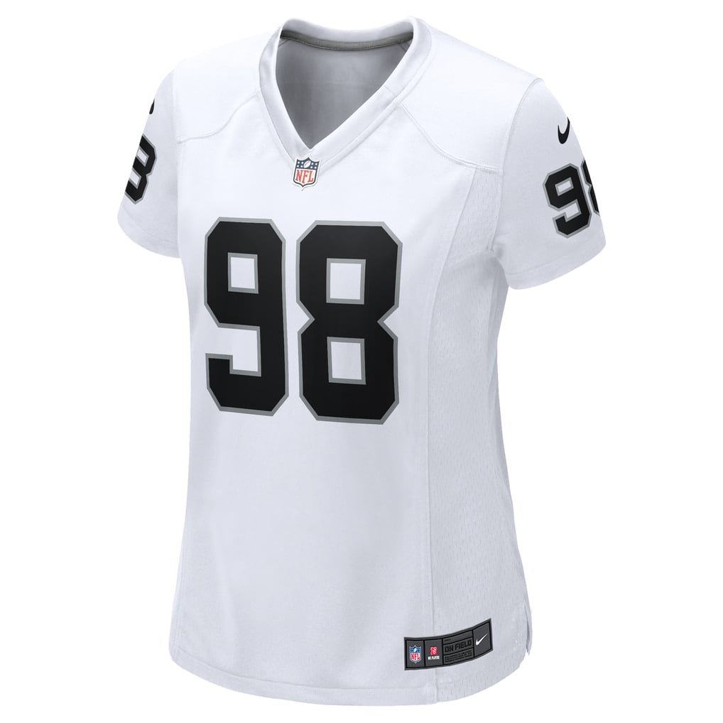 Women's Las Vegas Raiders Maxx Crosby Nike  White  Game Jersey - Image 3