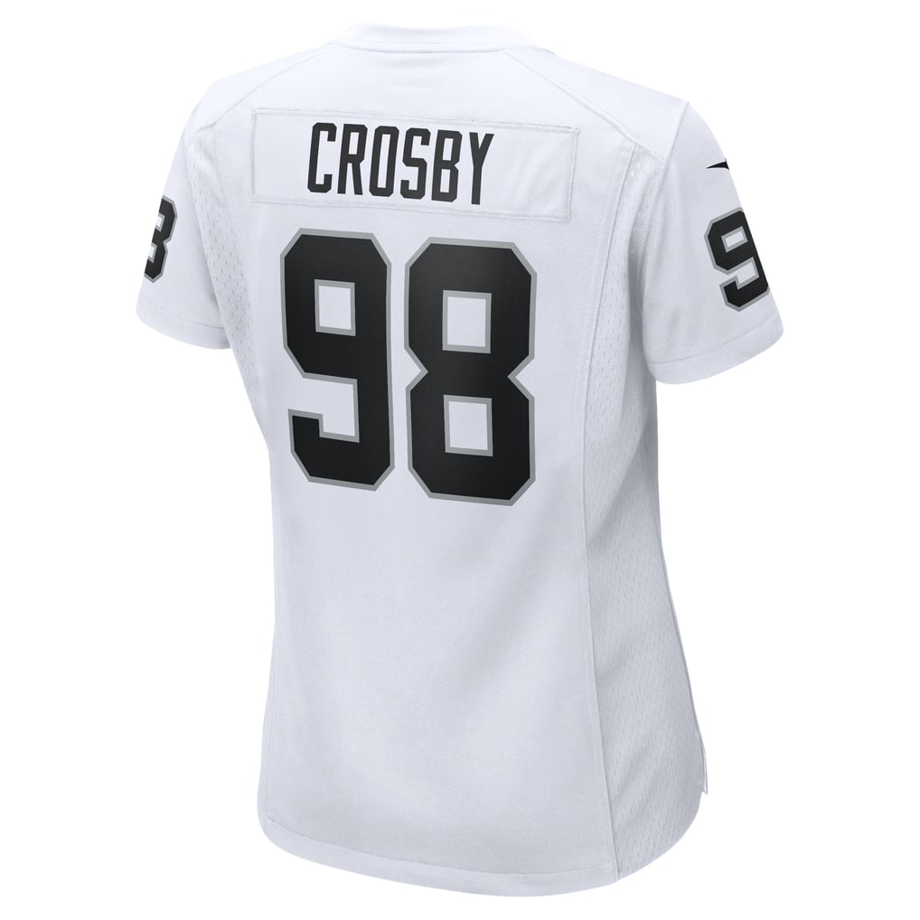 Women's Las Vegas Raiders Maxx Crosby Nike  White  Game Jersey - Image 4