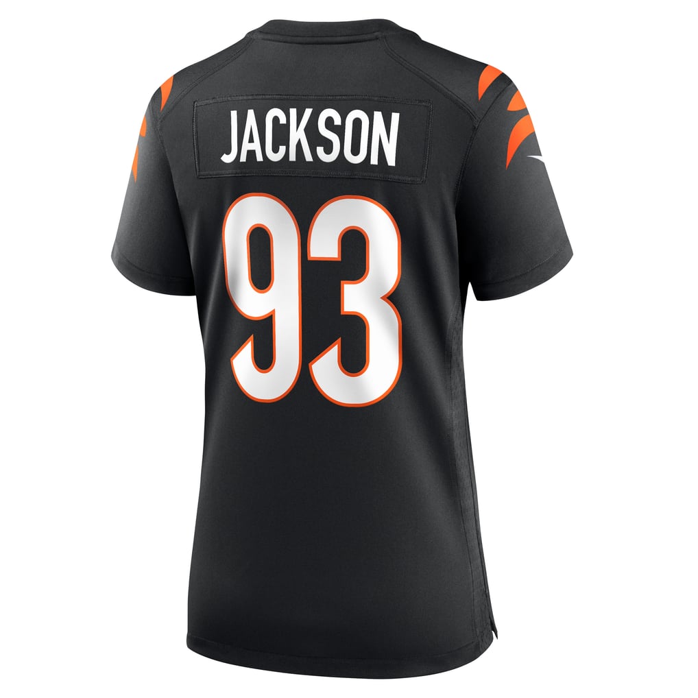 Women's Cincinnati Bengals McKinnley Jackson Nike Black Game Jersey - Image 4
