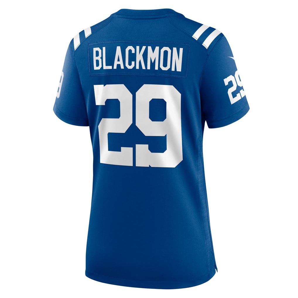 Women's Indianapolis Colts Mekhi Blackmon Nike  Royal Team Game Jersey - Image 4