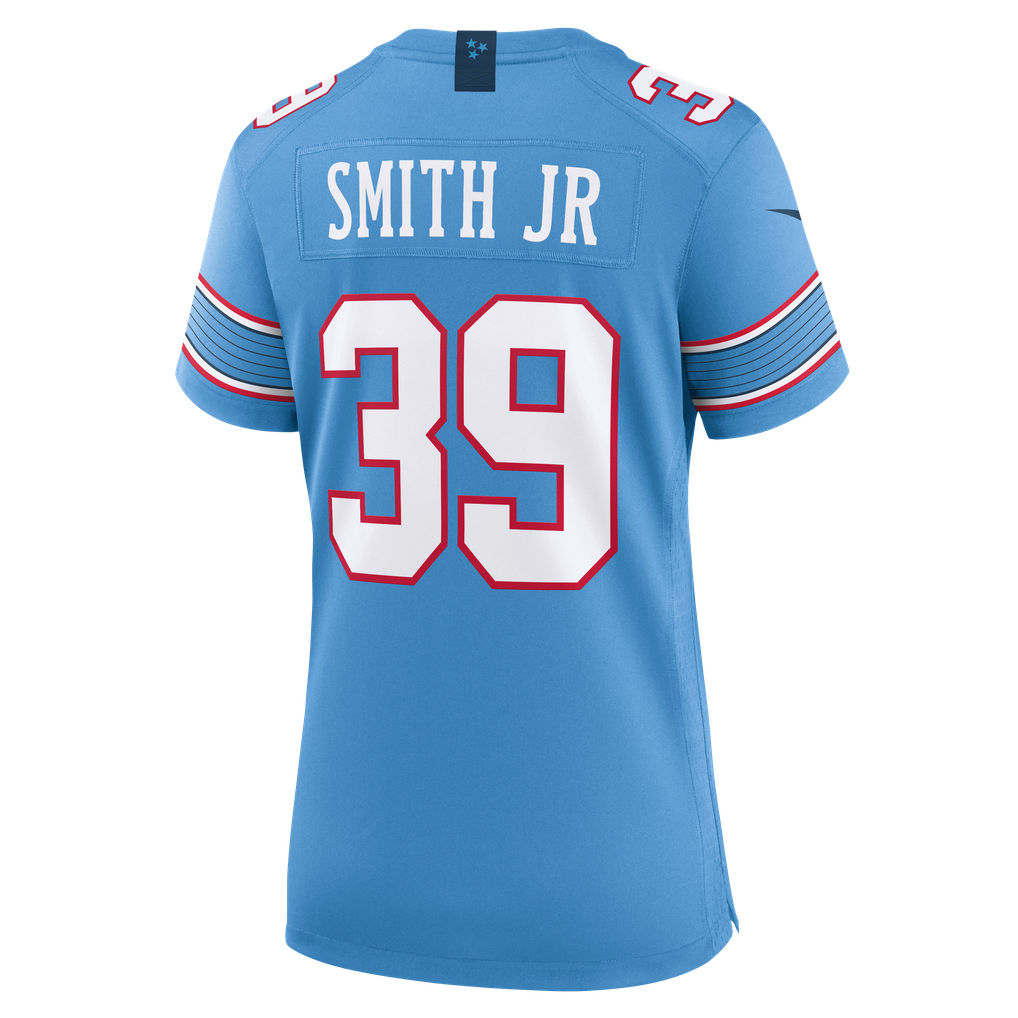 Women's Tennessee Titans Melvin Smith Jr Nike Light Blue Team Game Jersey - Image 4
