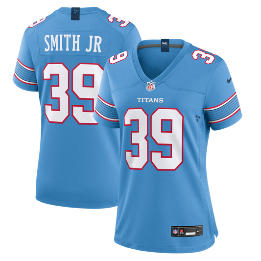 Women's Tennessee Titans Melvin Smith Jr Nike Light Blue Team Game Jersey - Image 1