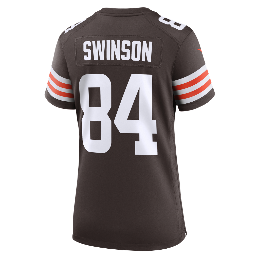 Women's Cleveland Browns Messiah Swinson Nike Brown Team Game Jersey - Image 8