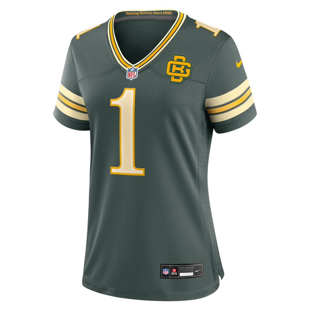 Women's Green Bay Packers Micah Parsons Nike Green 2026 Rivalries Collection Game Jersey - Image 3