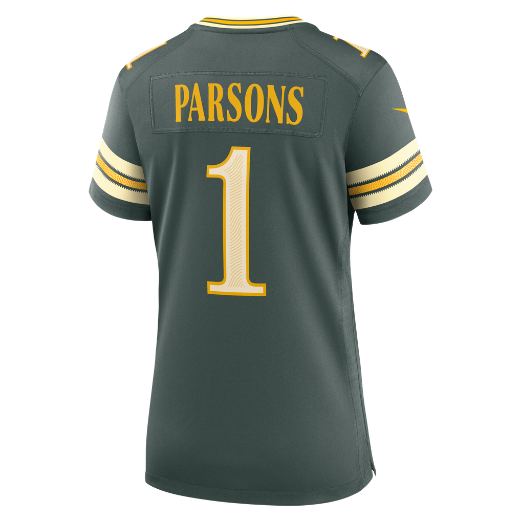 Women's Green Bay Packers Micah Parsons Nike Green 2026 Rivalries Collection Game Jersey - Image 4