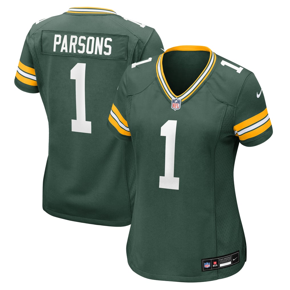 Women's Green Bay Packers Micah Parsons Nike Green Game Player Jersey - Image 2