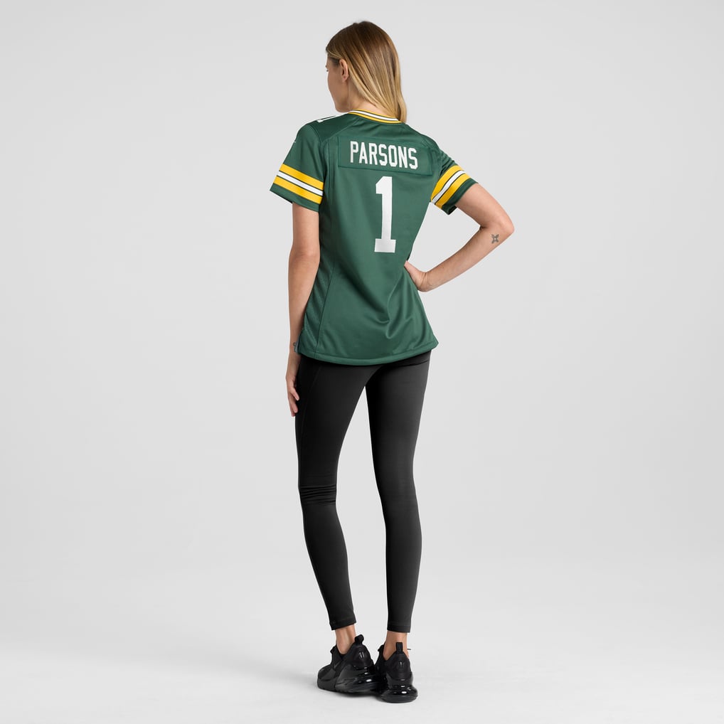 Women's Green Bay Packers Micah Parsons Nike Green Game Player Jersey - Image 6