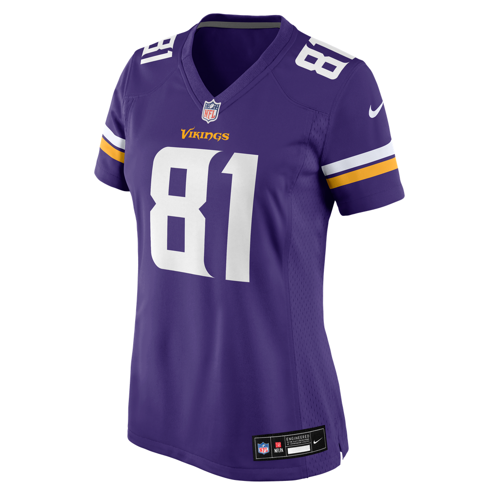 Women's Minnesota Vikings Michael Briscoe Nike Purple Team Game Jersey - Image 7