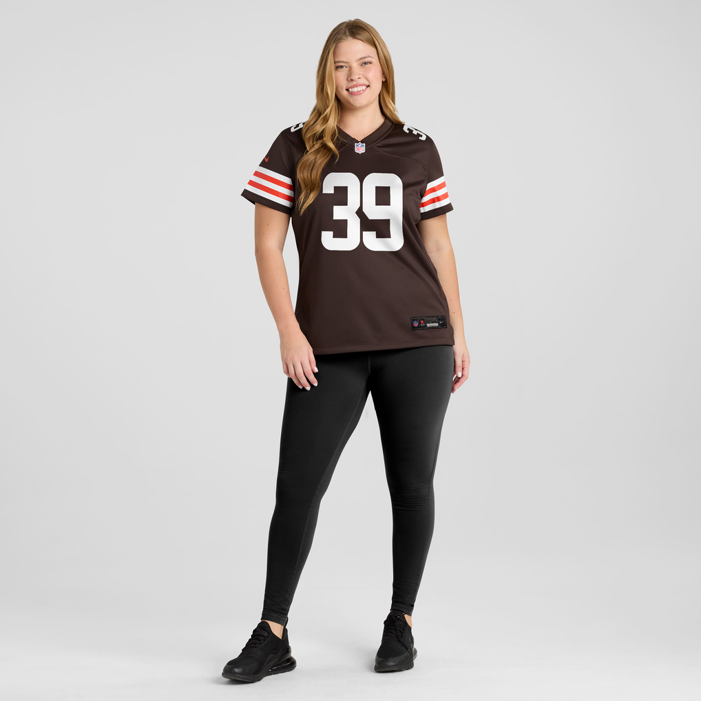 Women's Cleveland Browns Michael Coats Jr. Nike Brown Team Game Jersey - Image 5