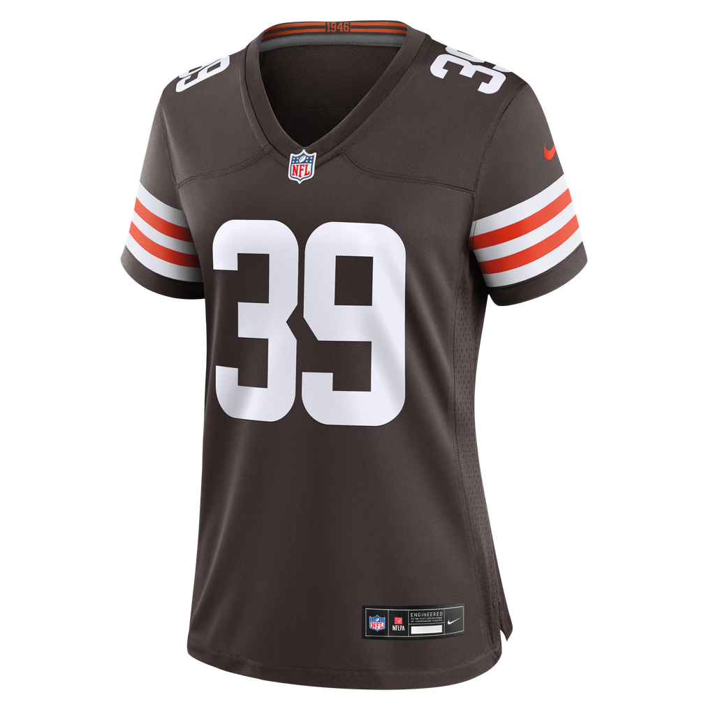 Women's Cleveland Browns Michael Coats Jr. Nike Brown Team Game Jersey - Image 7
