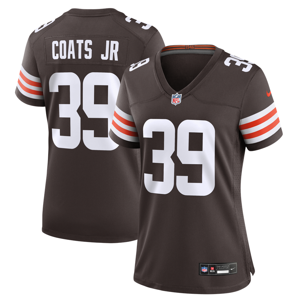 Women's Cleveland Browns Michael Coats Jr. Nike Brown Team Game Jersey - Image 1