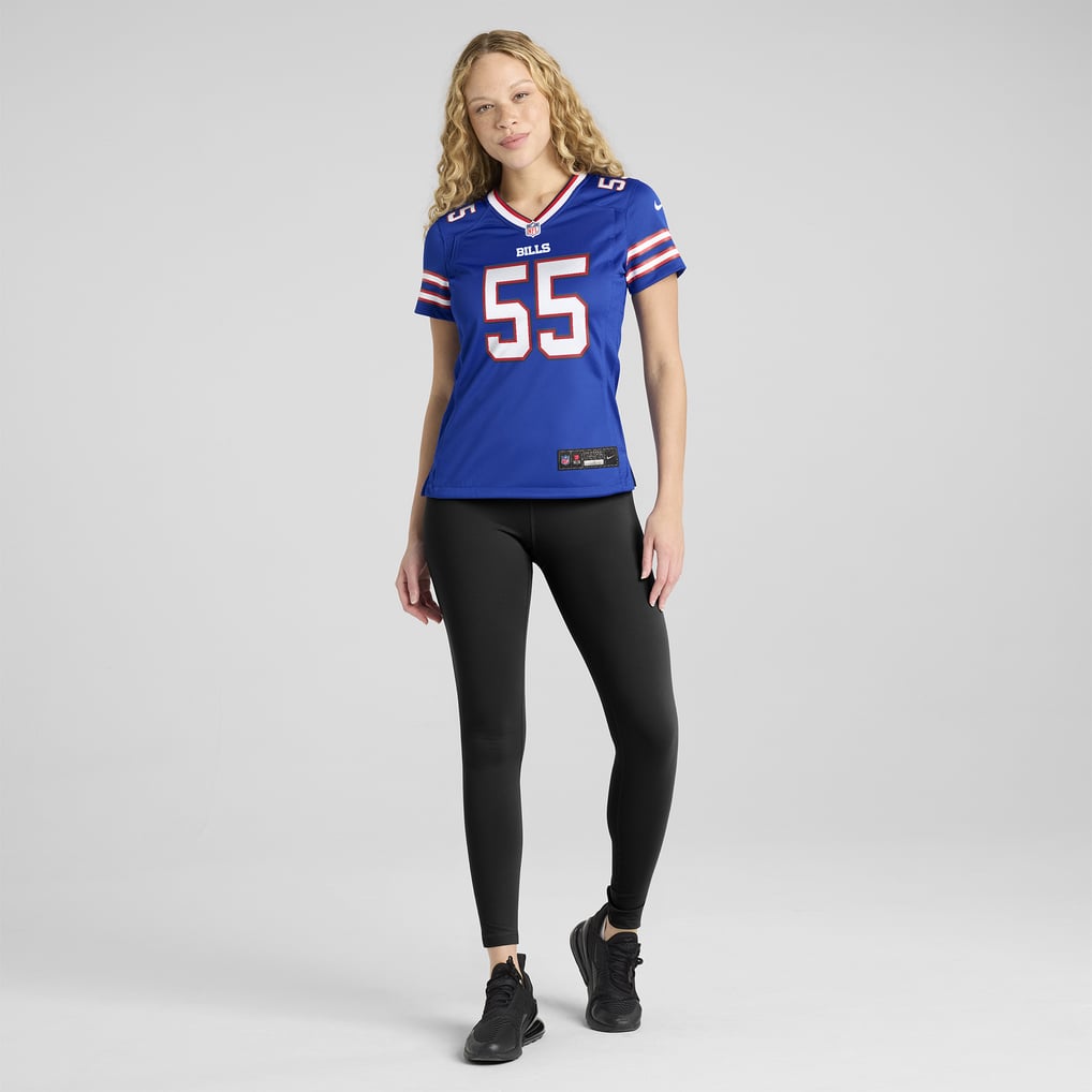 Women's Buffalo Bills Michael Hoecht Nike  Royal Team Game Jersey - Image 5